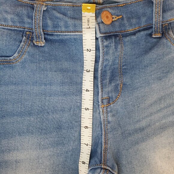 Old Navy Jeans Girls 14 Rockstar Jegging Skinny Mid Rise Ankle Distressed Faded - Picture 13 of 14